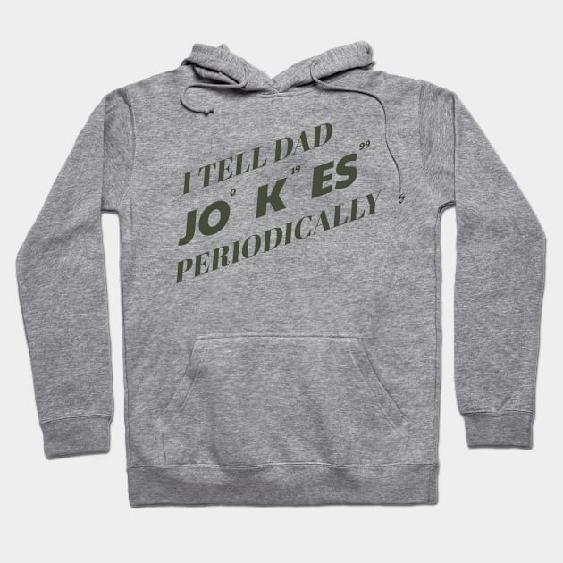 Dad Jokes // I TELL DAD JOKES Hoodie by Icrtee